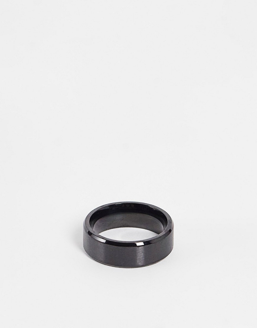фото Черное кольцо topman-черный цвет