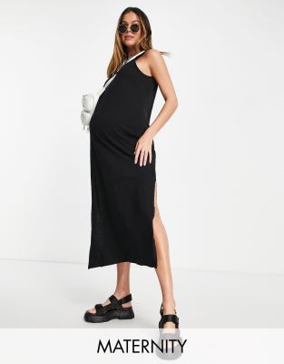 фото Черное платье-майка макси cotton:on maternity-черный