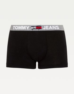 фото Черные боксеры-брифы из эластичного хлопка tommy jeans-черный цвет tommy hilfiger