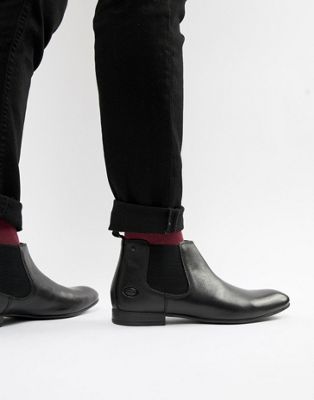 фото Черные ботинки челси base london croft-черный