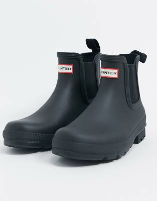  Черные ботинки челси Hunter original-Черный цвет