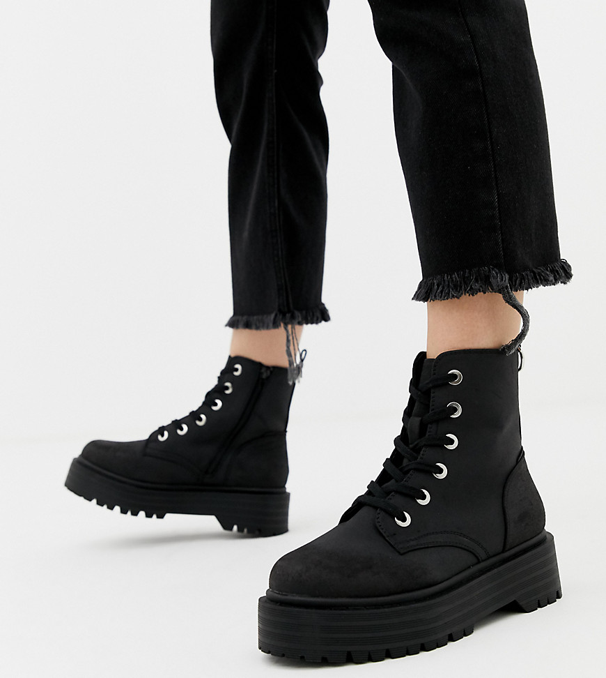 Черные ботинки на платформе -Черный New Look 7931859
