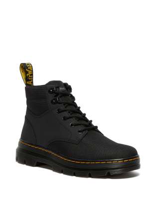 фото Черные ботинки на шнуровке dr martens rakim extra tough 50/50-черный цвет