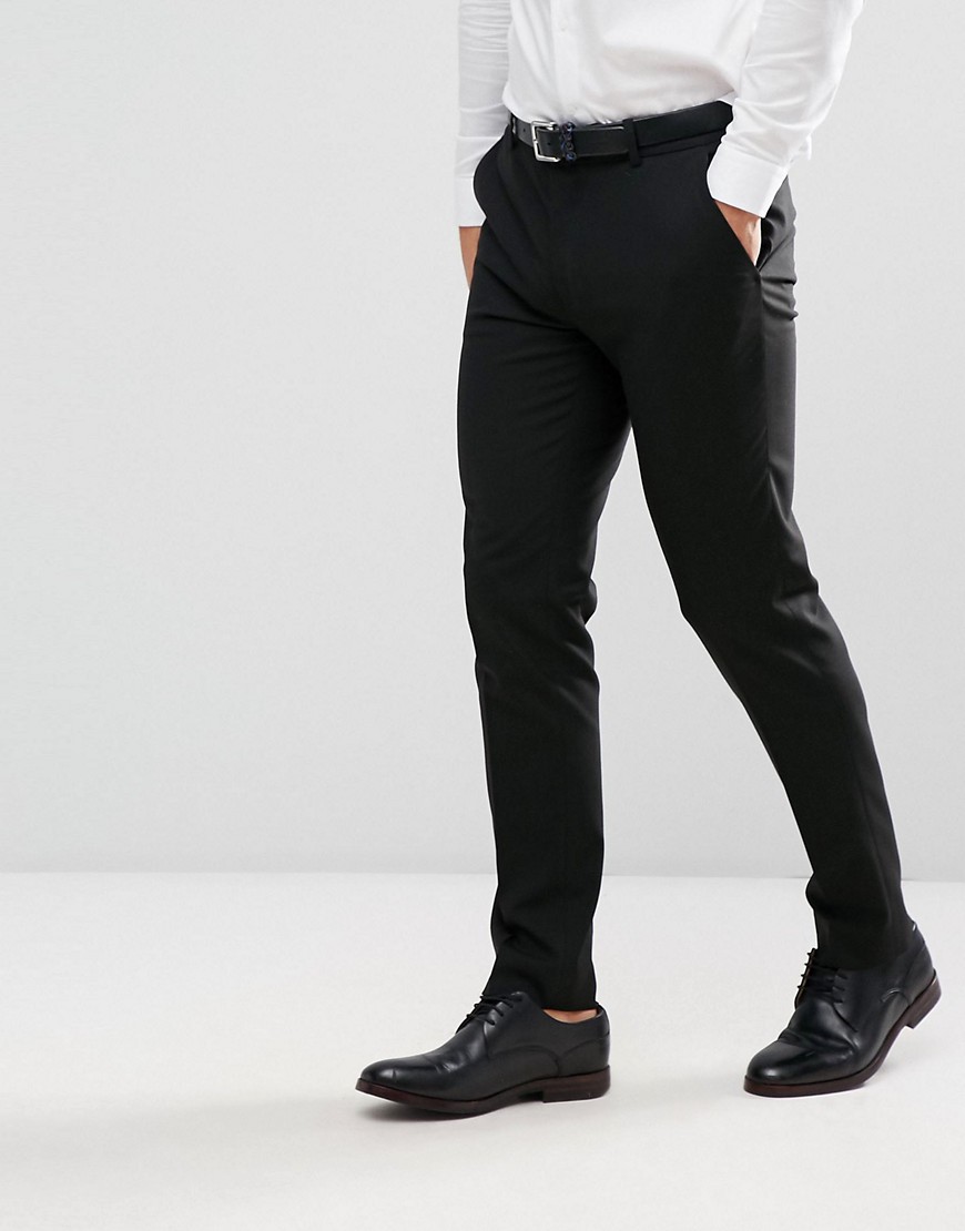 фото Черные брюки скинни asos design-черный