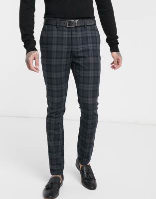 Брюки Topman мужские в клетку зауженные