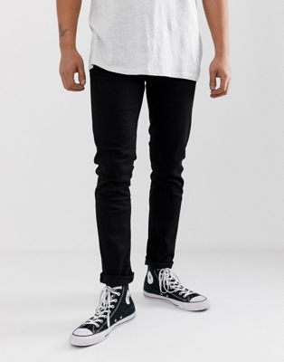 фото Черные джинсы скинни asos design-черный