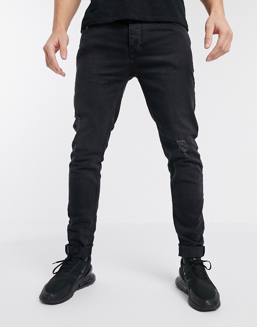 фото Черные джинсы скинни bolongaro trevor-черный