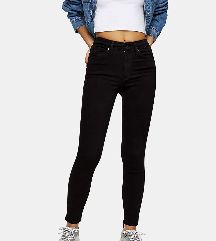 фото Черные джинсы скинни topshop tall-черный цвет