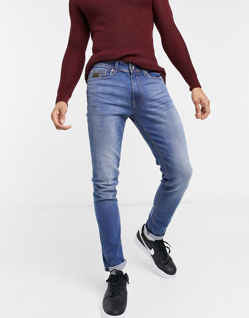 фото Черные джинсы скинни voi jeans-синий
