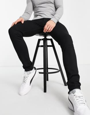 Супероблегающие джинсы  Asos Черные джинсы супероблегающего кроя Levi's 519-Черный цвет