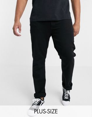 фото Черные джинсы узкого кроя french connection plus-черный