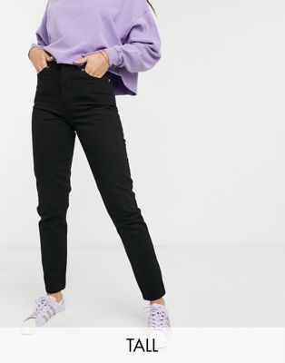 фото Черные джинсы в винтажном стиле с завышенной талией dr denim tall-черный