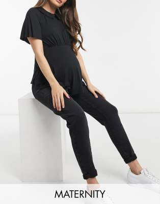 фото Черные джинсы в винтажном стиле urban bliss maternity-черный цвет