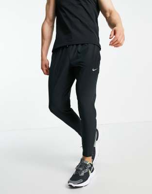 фото Черные джоггеры nike running phenom elite dri-fit-черный цвет