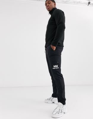 фото Черные джоггеры с логотипом helly hansen yu-черный