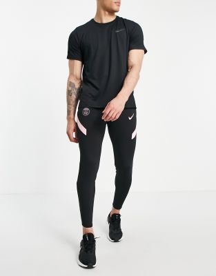 фото Черные джоггеры с логотипом клуба paris saint-germain nike football dri-fit strike-черный цвет