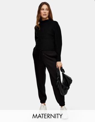 фото Черные джоггеры topshop maternity-черный цвет