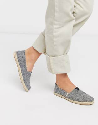 фото Черные эспадрильи toms-черный