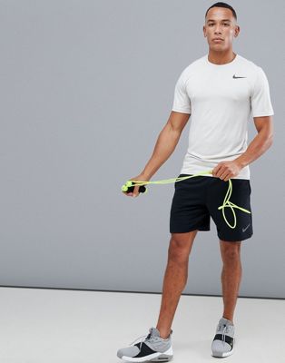 Черные флисовые шорты Nike Training Dry Hybrid AO1416-010 | ASOS