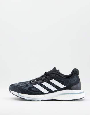 Бег Черные кроссовки adidas Running Supernova+-Черный цвет