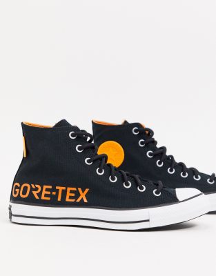 фото Черные кроссовки converse chuck taylor all star hi gore-tex-черный