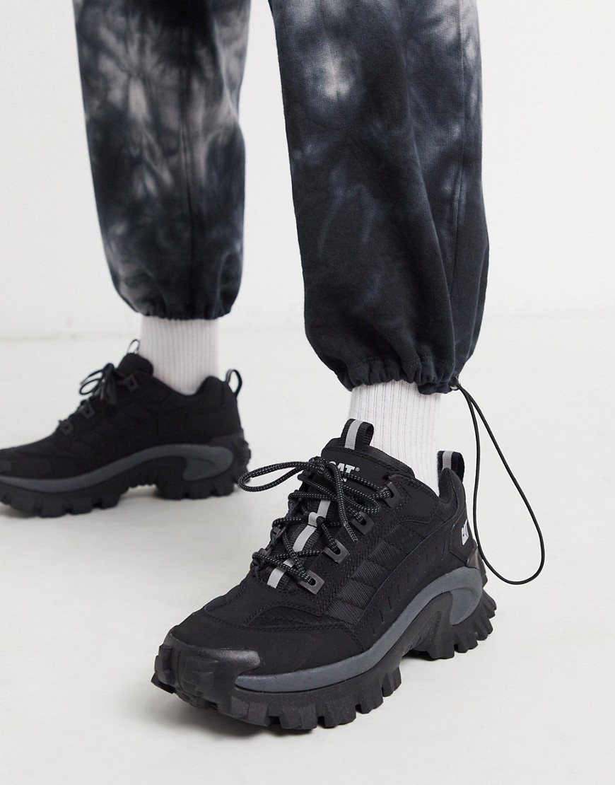 фото Черные кроссовки на массивной подошве caterpillar-черный cat footwear