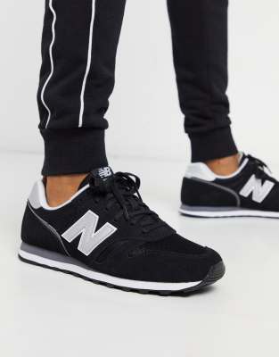 фото Черные кроссовки new balance 373-черный