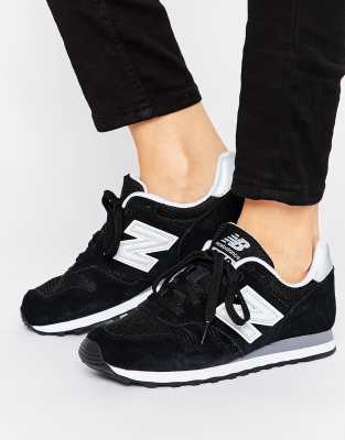 Черные кроссовки New Balance 373 