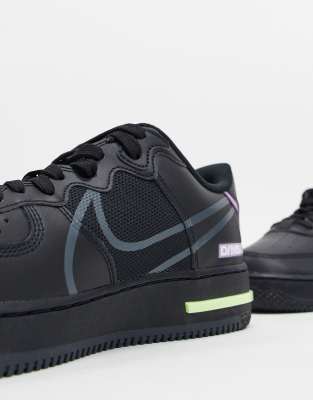 air force 1 nero