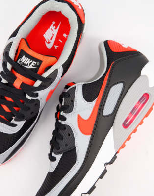 фото Черные кроссовки nike air max 90-черный