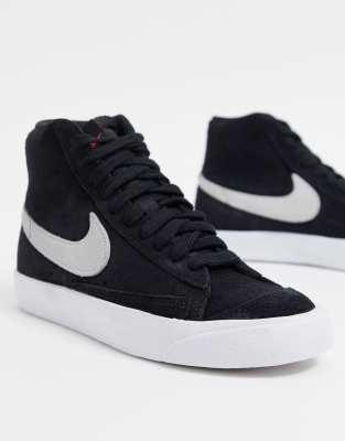 фото Черные кроссовки nike blazer 77-черный