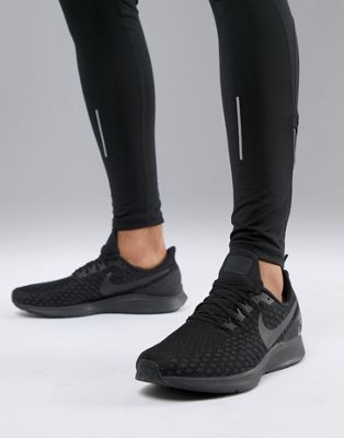 Черные кроссовки Nike Running Air Zoom 