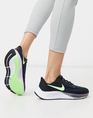 Черные кроссовки Nike Running Air Zoom Pegasus 37 | ASOS