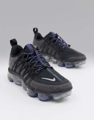 фото Черные кроссовки nike running vapormax utility-черный