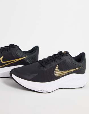 фото Черные кроссовки nike running zoom winflo 8-черный