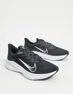 фото Черные кроссовки nike running zoom winflo-черный