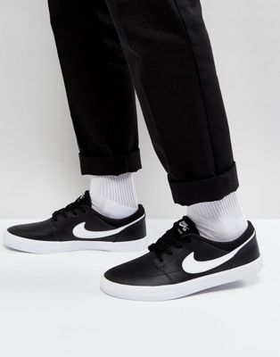 Черные кроссовки Nike SB Portmore II 