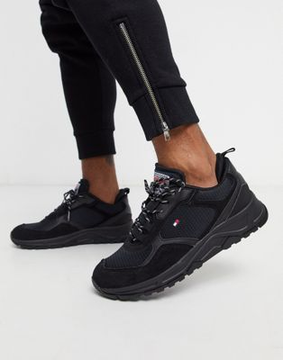 black tommy hilfiger sneakers
