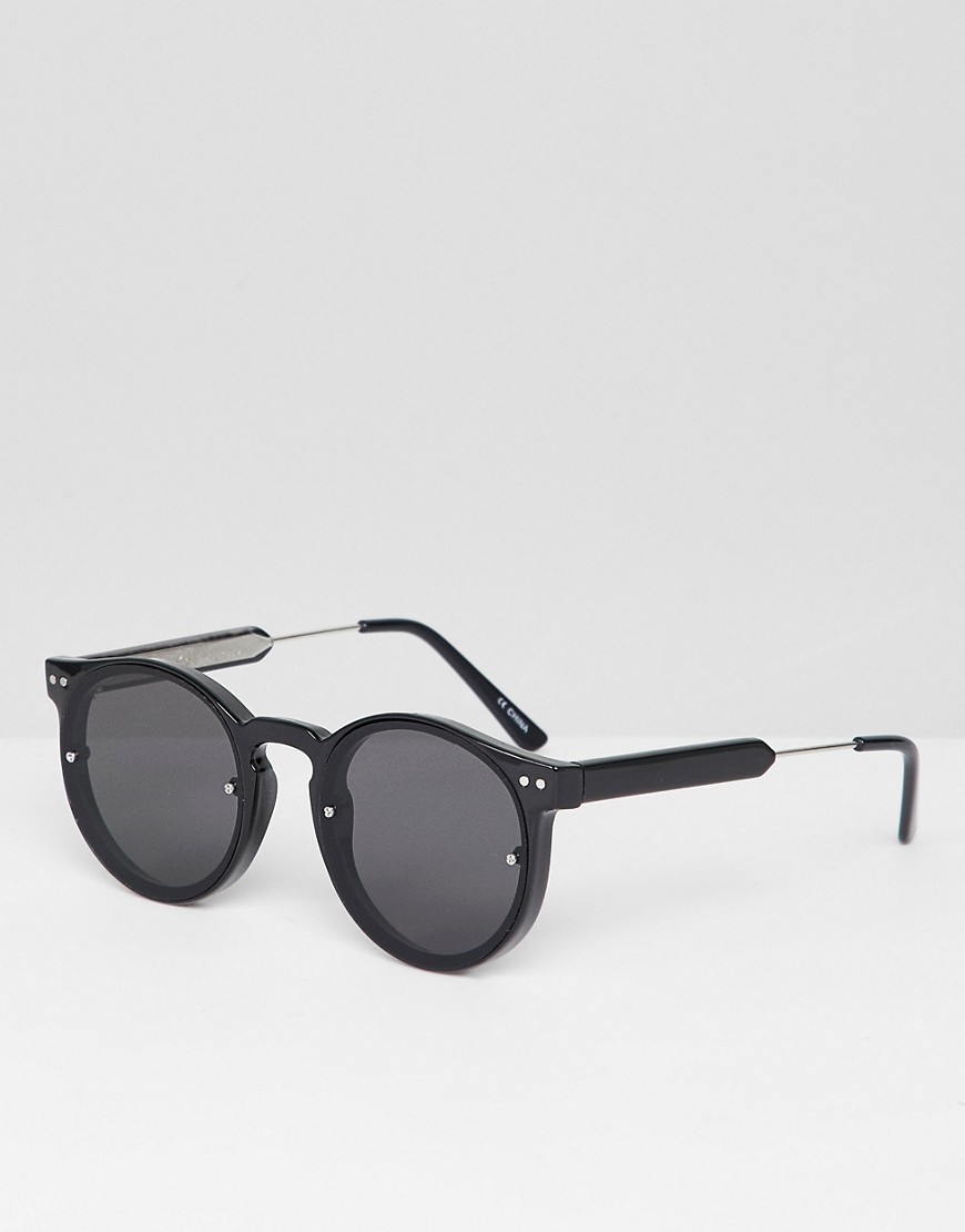 фото Черные круглые солнцезащитные очки spitfire post punk-черный