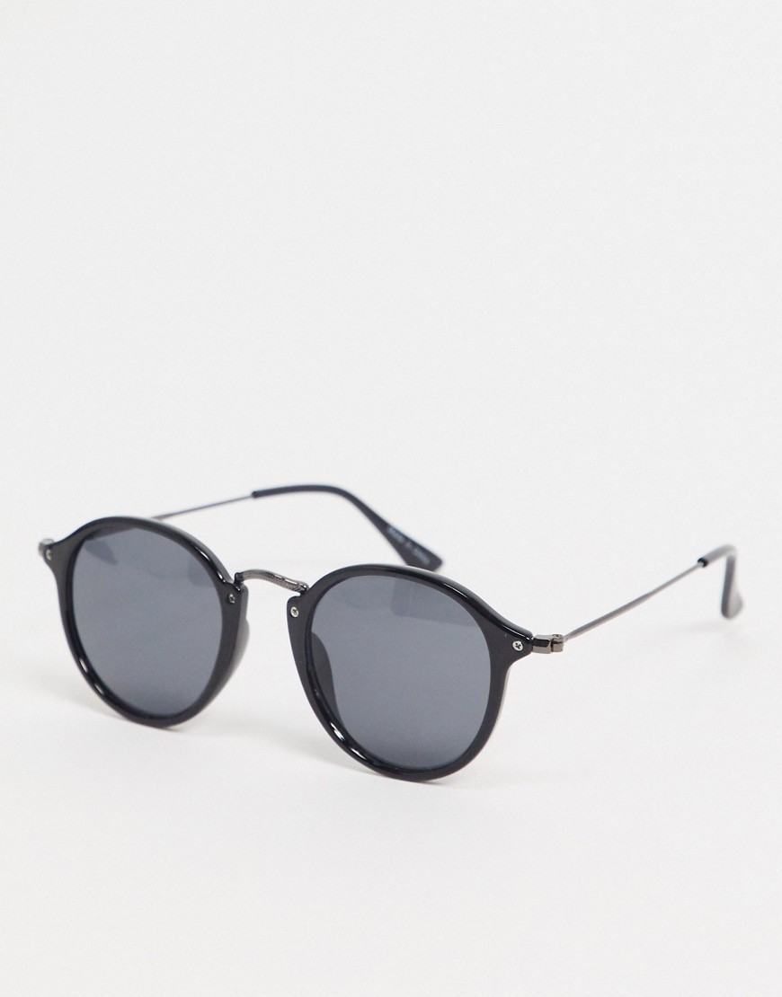 фото Черные круглые солнцезащитные очки vero moda-черный