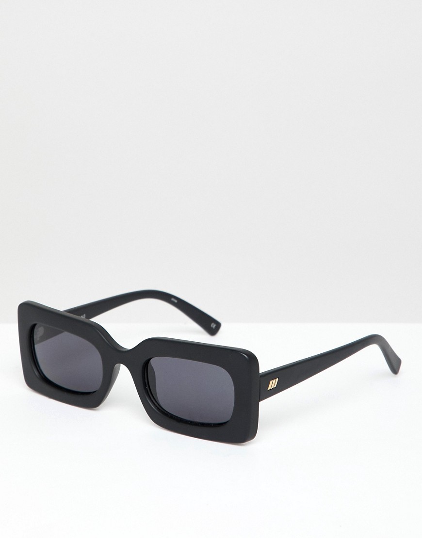 фото Черные квадратные солнцезащитные очки le specs damn!-черный