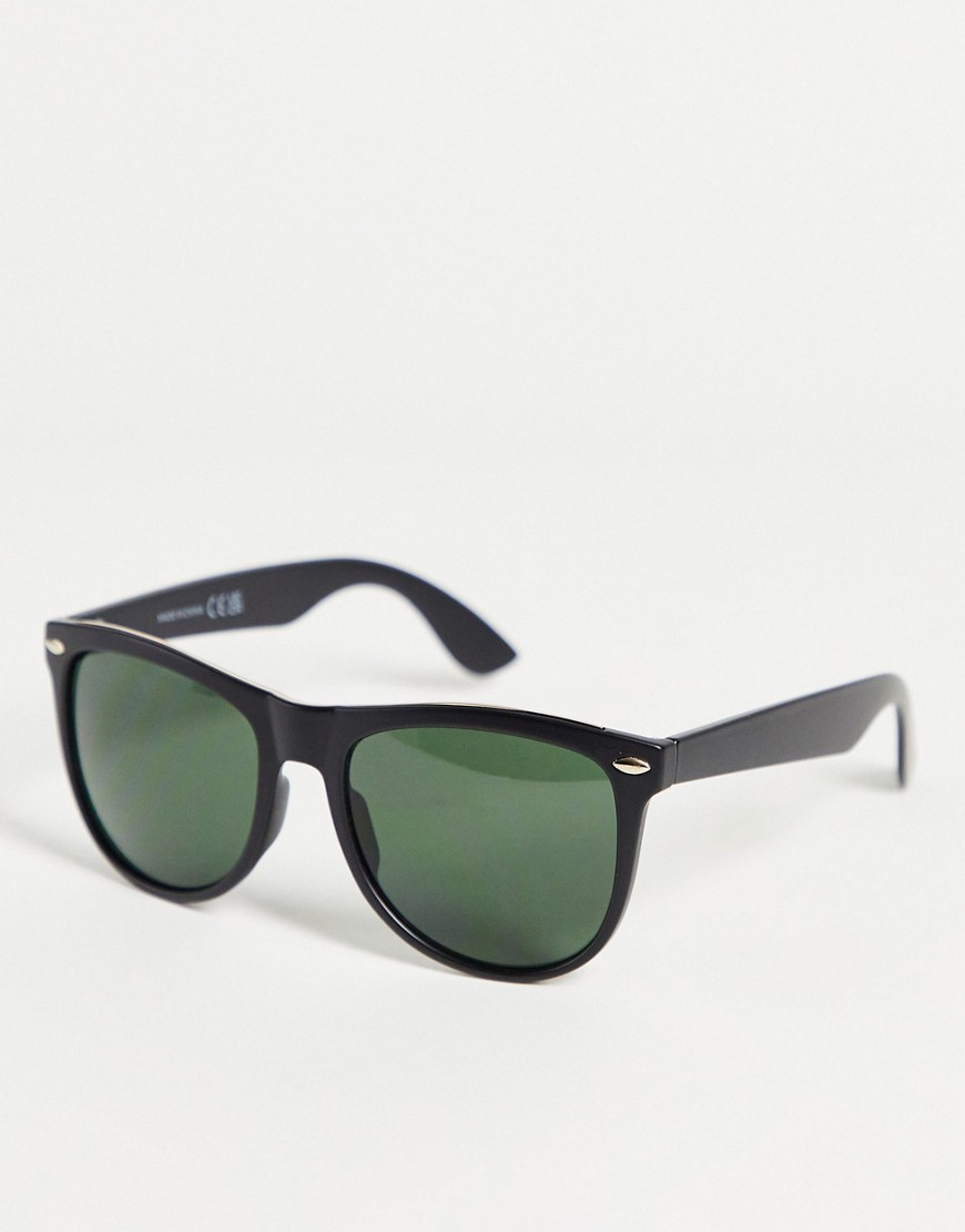фото Черные квадратные солнцезащитные очки river island-черный цвет