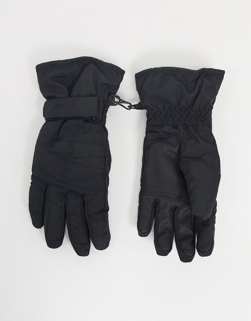 фото Черные лыжные перчатки protest fingest-черный