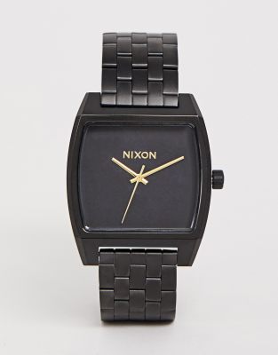 фото Черные наручные часы nixon a1245 time tracker-черный