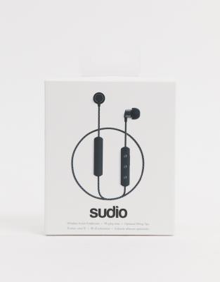Черные наушники с системой Вluetooth Sudio-Бесцветный