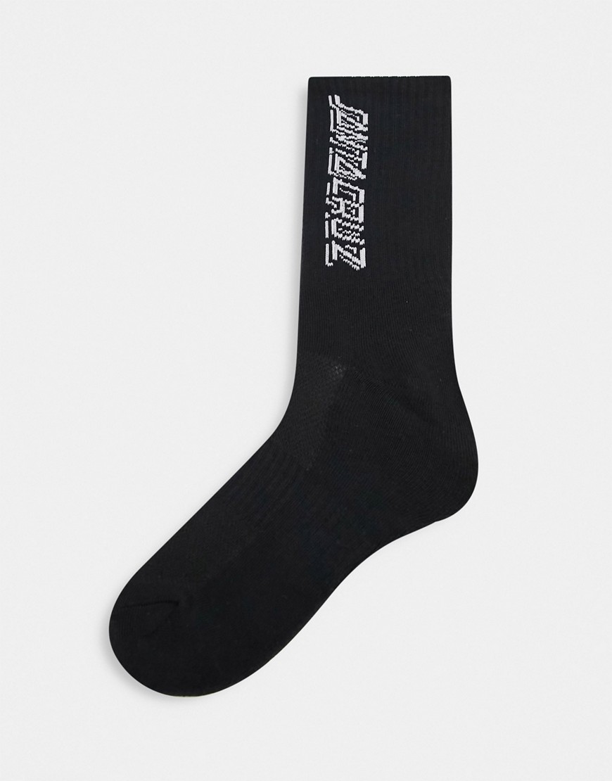 Черные носки с полосками контрастного цвета -Черный Santa Cruz 11607956