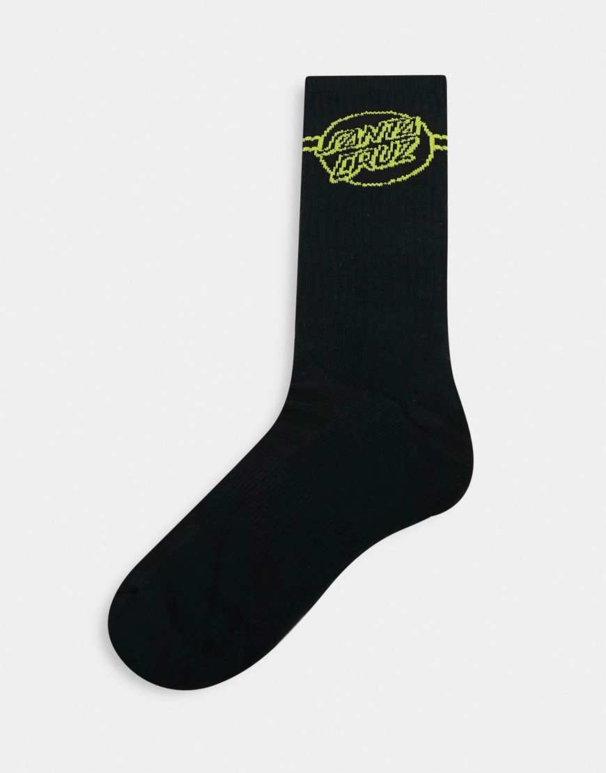 Черные носки с пунктирными полосками Opus-Черный Santa Cruz 11607536