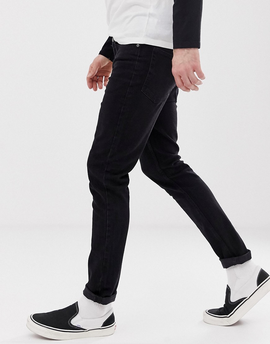 фото Черные облегащие джинсы cheap monday-черный