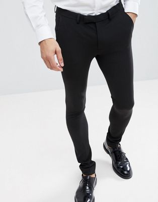 Черные зауженные брюки мужские