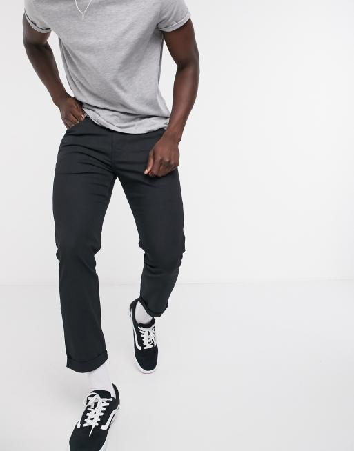 Черные парусиновые брюки в стиле милитари Levi's | ASOS
